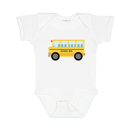 

Inktastic School Bus Boys or Girls Baby Bodysuit
