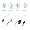 thumbnail image 4 of Adaptador para auriculares: cable de audio de 3,5 mm macho a hembra, cable de audio USB-C a Aux, compatible con reproductores MP3, ordenadores portátiles, tabletas y smartphones (1 unidad), 4 of 8