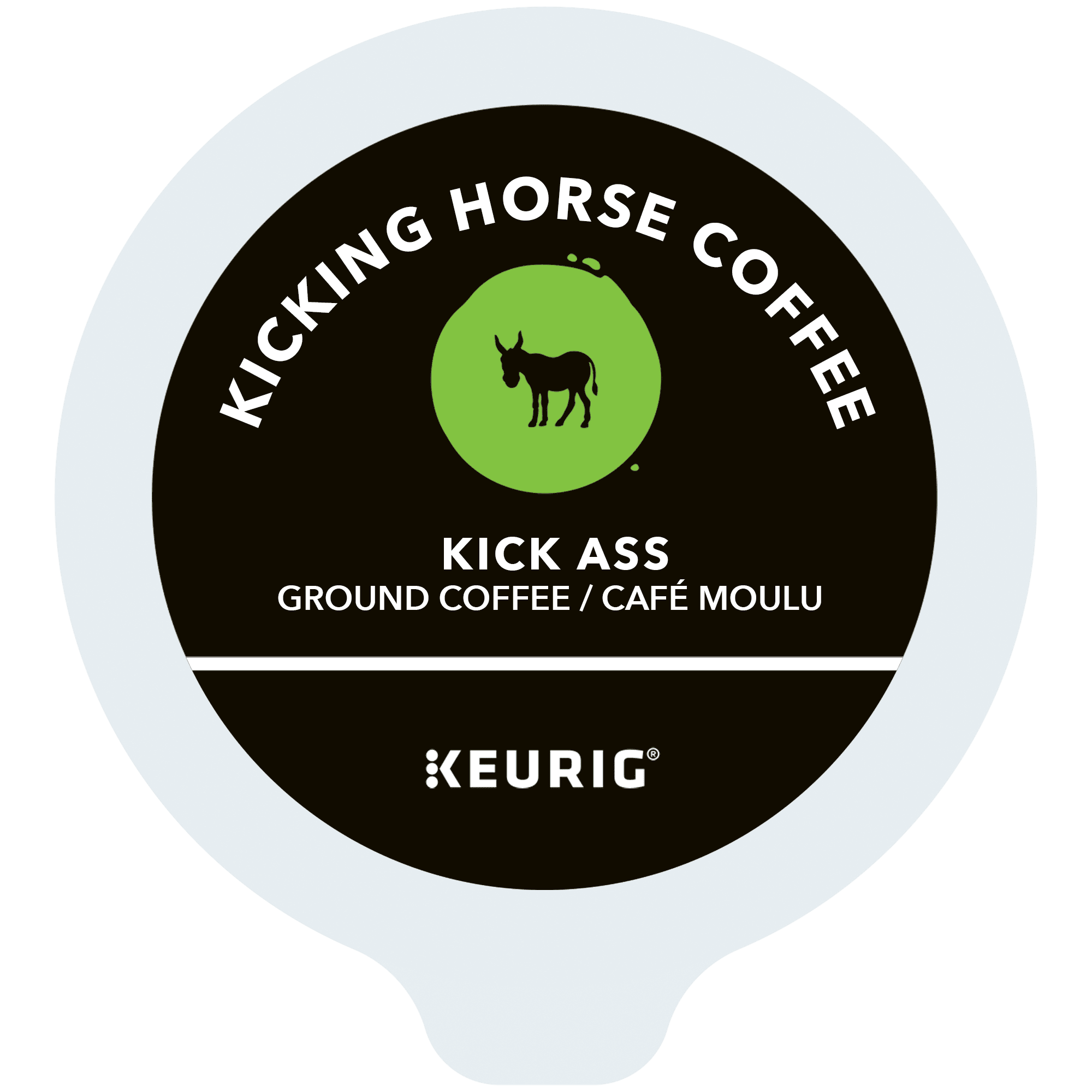 Kicking Horse Kick Ass, Dark Roast, K-Cup Coffee Pods, 10 Count, 10 Count