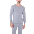 thumbnail image 3 of Oucaili Conjunto de calzoncillos largos para hombre, trajes de parte superior e inferior de manga, ropa interior térmica cálida de invierno, hogar grueso, 3 of 4