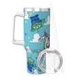 thumbnail image 3 of Woody Buzz Story Bouteille d'Eau 40oz Ice Bully avec Poignée Paille de Bouteille Sport Isolée en Acier Inoxydable Réutilisable Étanche Gobelet de Voiture, 3 of 9