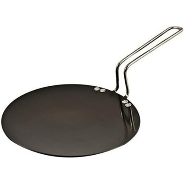 Futura Plaque de Cuisson Tava Antiadhésive Concave 8 Po - 4,06 mm avec Poignée en Acier