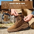 thumbnail image 4 of Botas Tácticas Militares para Hombre NORTIV 8 con Caja Ancha para los Dedos Color Coyote, 4 of 9