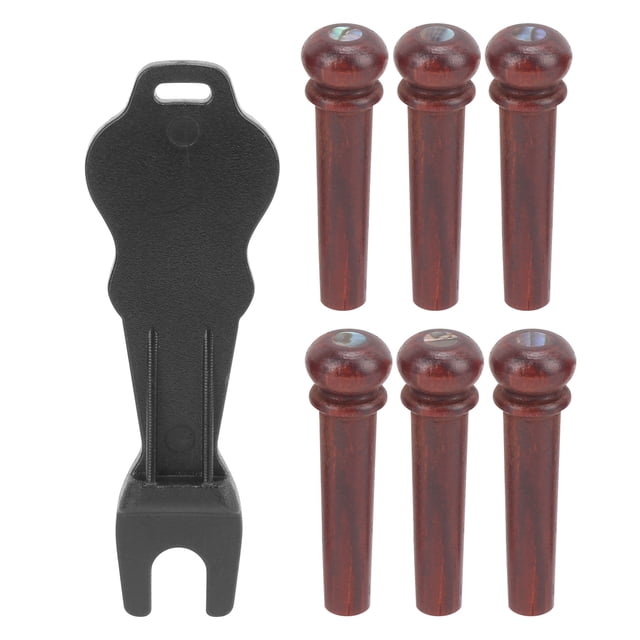 Guitar Pin Puller Cocobolo Bridge Pins Cocobolo Wood Acoustic Guitar Pegs for Electric Basses for Electric Guitars ANGGREK Otros