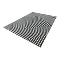 thumbnail image 4 of Unique Loom Outdoor Modern Collection Area Rug - Achromatic (6' 1" x 9' Rectangle Black and White), 4 of 10
