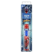 Oral-B Kid's Battery Toothbrush featuring Marvel's Spiderman, Soft Bristles, for Kids 3 