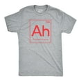 thumbnail image 1 of Ah! The Element Of Surprise T Shirt Funny Sarcastic Science Periodic Table Tee (Heather Grey) - L, 1 of 4