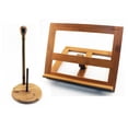 thumbnail image 2 of Bamdoo 2pc Utility Set: Cookbook Holder & Paper Towel Holder, 2 of 3