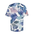 thumbnail image 6 of Womens 2026 Summer Vacation Fashion Womens Tops Short Sleeve Loose Fit Blouses For Women Casual Black V Neck T Shirts For Women Cotton, 6 of 6