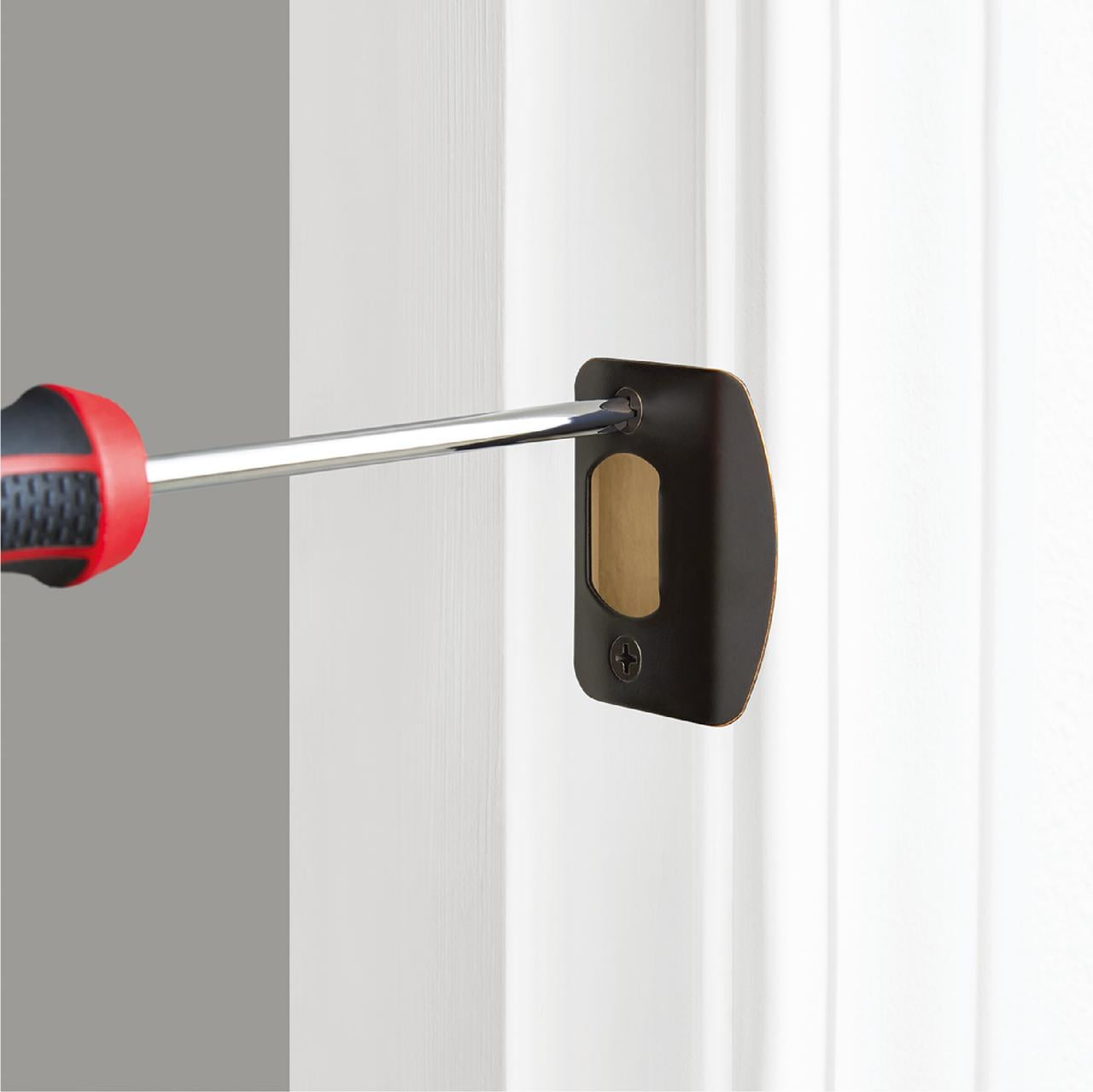 Hyper Tough Keyed Entry Ball Doorknob Lock and Single Cylinder Deadbolt Oil Rubbed Bronze Finish Combo Pack