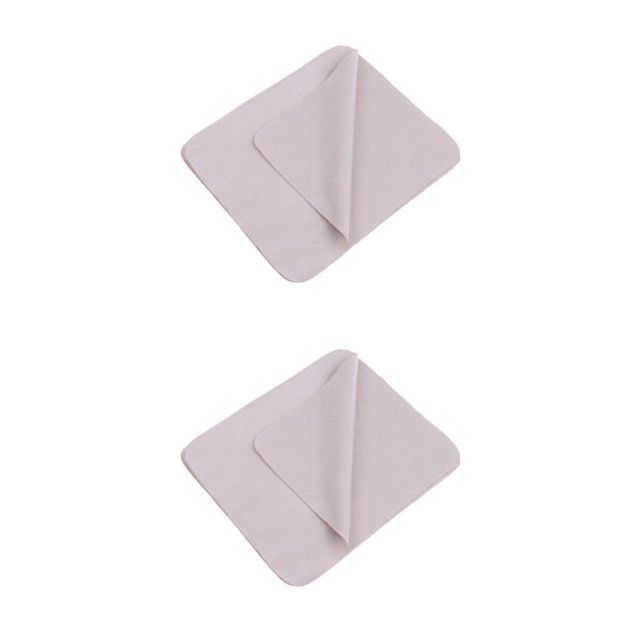 Ruiboury 10 Pieces Microfiber Eyeglasses Camera Lens Phones Cell Cleaning Cloth skin color 2Set