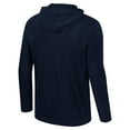 Men's Colosseum Navy Penn State Nittany Lions Color Pop Active Blend 2Hit Long Sleeve Hooded T