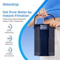 thumbnail image 2 of Waterdrop Electric Water Filter Pitcher, Dispenser, 200-Gallon Water Purifier, NSF/ANSI 401&53&42&372, Reduce PFAS, Lead, Chlorine, 15-Cup, Blue, with 1 Filter, 2 of 9