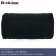 thumbnail image 2 of Brookstone Fleece Blanket 2 in 1 Super Soft Cozy Portable Travel Blanket with Carrying Case, 2 of 7