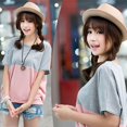 thumbnail image 6 of Zonghan Casual Batwing Short Sleeve T-Shirts Crew Neck Loose Tee Tops Blouses for Women, Girl, 6 of 6