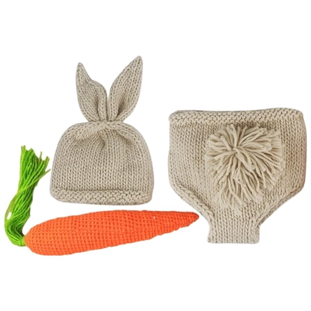 ifundom 1 Set Newborn Baby Outfit Woolen Yarn Multi Photography Props Newborn Photo Shoot Style