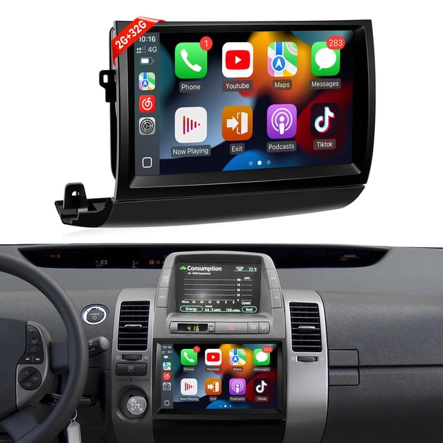 Radio de coche Naifay Android 2G+32G de 9 pulgadas con Carplay para Toyota Prius