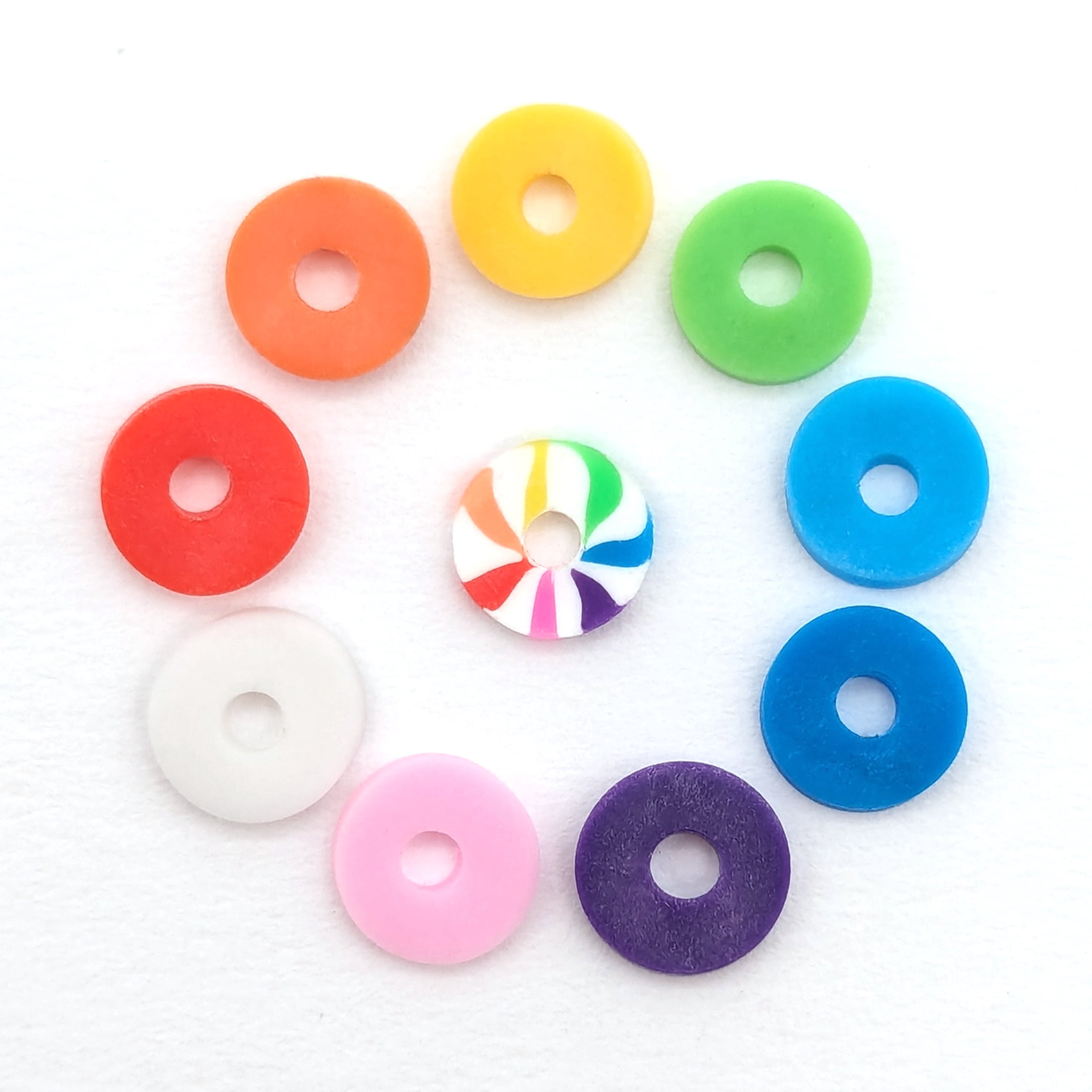 (3 pack) Hello Hobby Multicolor Clay Beads, 800 Pieces