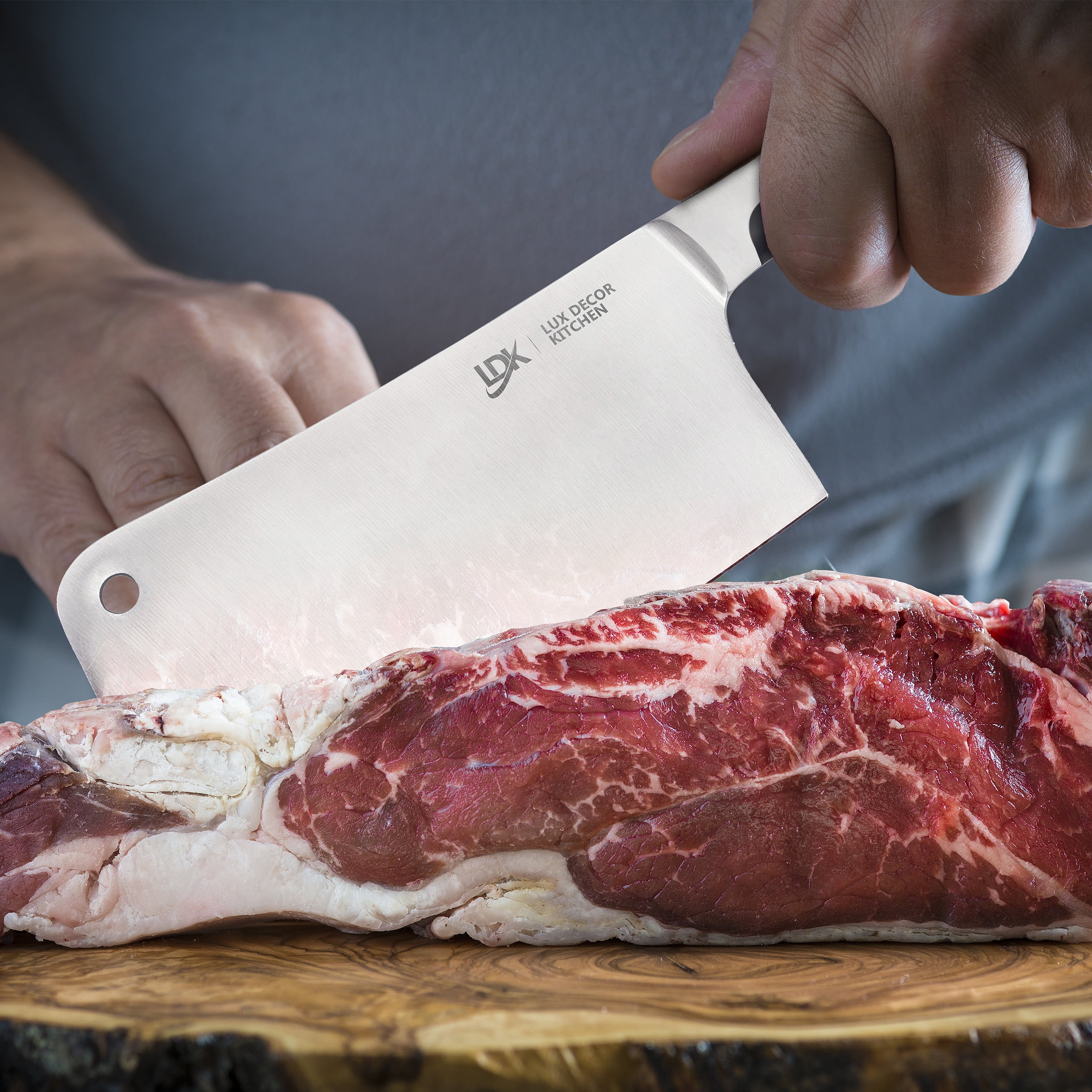 The Warehouse Place - Heavy Duty Stainless Steel Meat Cleaver