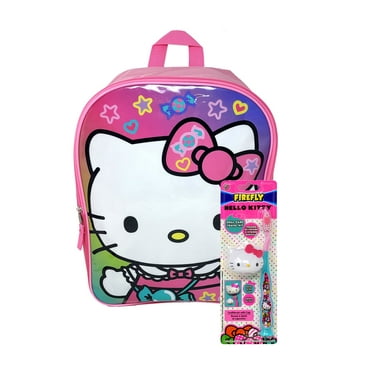 Sanrio Hello Kitty Backpack 15" Candies w/ Travel Toothbrush Cover Cap Set