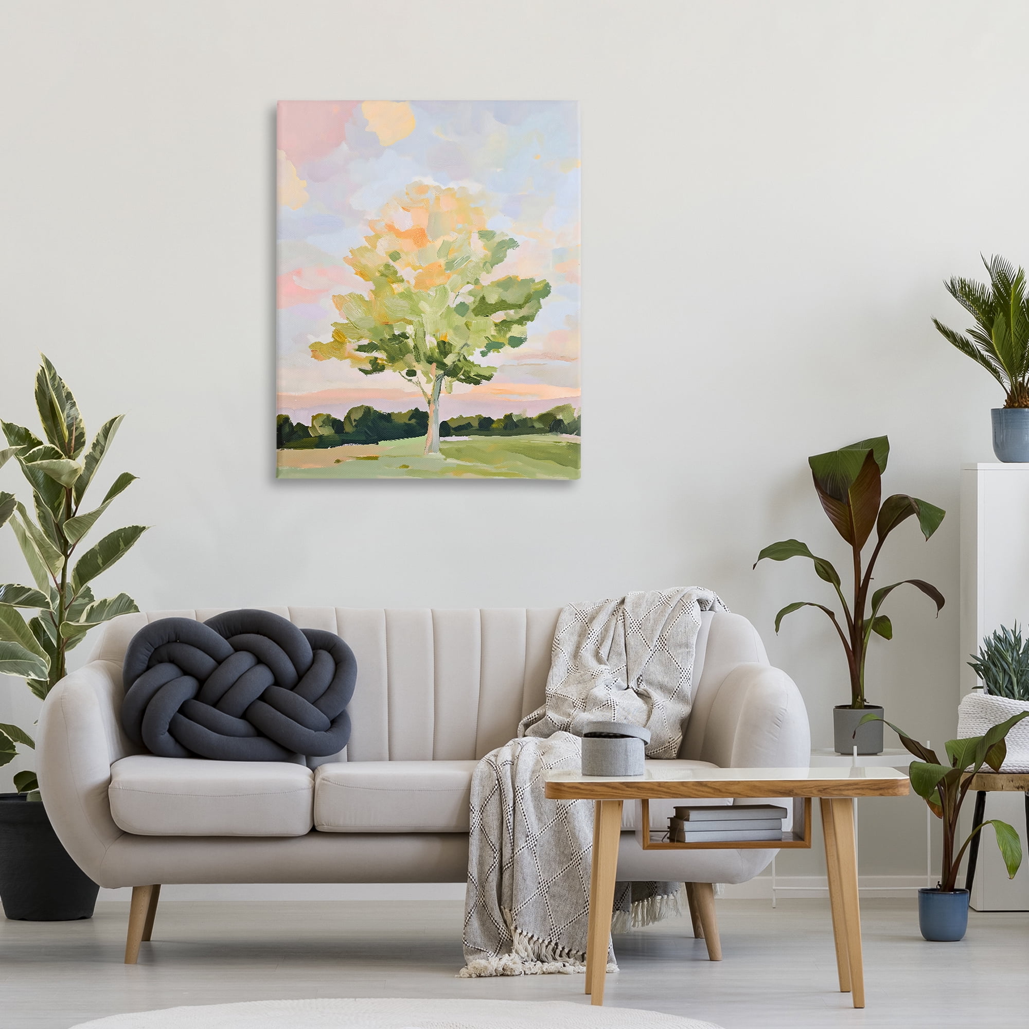 Stupell Industries Sunlit Tree Landscape Impression Canvas Wall Art, design by The Prints Vibe