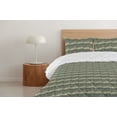 thumbnail image 4 of Ambesonne Jungle Down Alternative Quilt Comforter, Tropical Atmosphere Forest, Queen, Sage Green Slate Blue, 4 of 5
