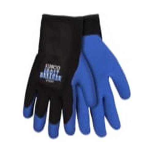 Thermal Gloves, Frostbreaker, Heavy Knit Acrylic, Latex Coated Palm, Elastic Wrist, Large