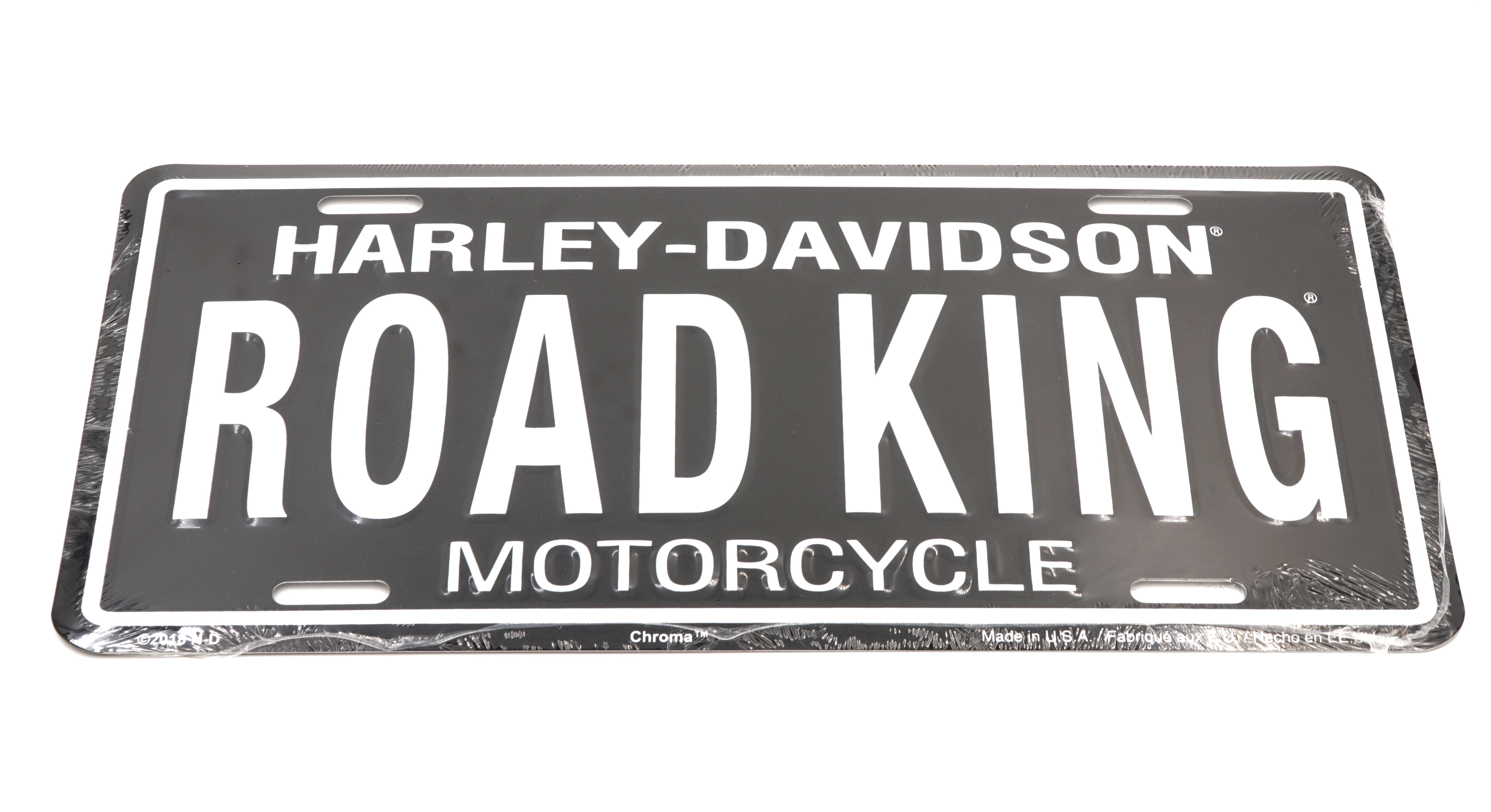 Harley Davidson Motorcycles LIV2RYD Licensed Aluminum Metal License Plate Tag 