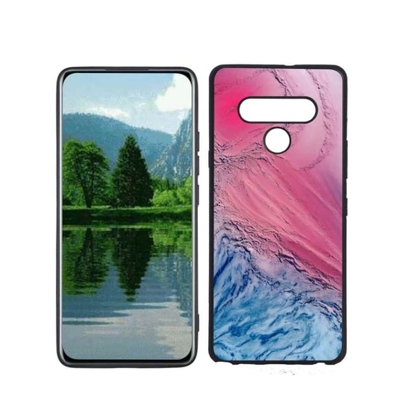 Blue-Marble-90 Phone Case, Degined for LG Stylo 6 Case Men Women, Flexible Silicone Shockproof Case for LG Stylo 6