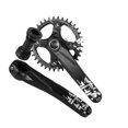 thumbnail image 2 of Unatoiry Hollowtech Crank Wear-resistant Center Axle Professional Cycling Fluted Disc Integrated Crankset Chainrings Chainwheel Type 3, 2 of 6