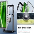 thumbnail image 4 of ANTSHARE for Samsung Galaxy S23 Ultra Case, with Rotatable Kickstand Ring Built-in Screen Protector, Heavy Duty Shockproof 360 Full-Body Protection Case for Samsung S23 Ultra 5G Black, 4 of 5