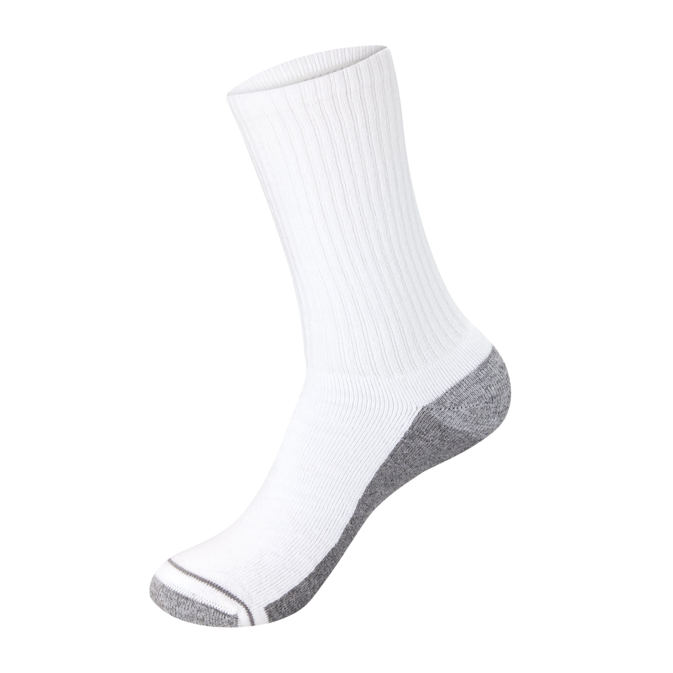Hanes Mens Crew Socks Pack, 10-Pack, Max Cushion Moisture-Wicking Sock