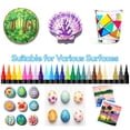 thumbnail image 4 of Pagather Acrylic Paint Markers, Dual-Tip Fine and Brush Point, 48 Vibrant Colors, 24 Count, 4 of 7