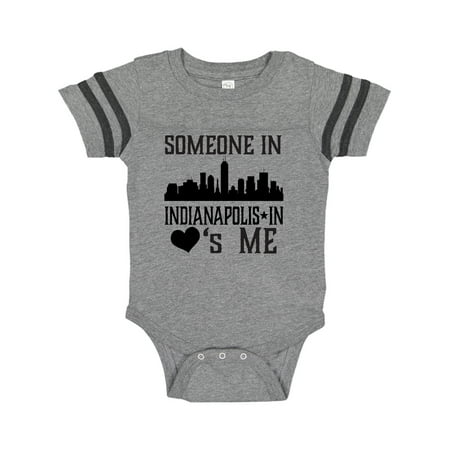 

Inktastic Indianapolis Indiana Skyline Gift Baby Boy or Baby Girl Bodysuit