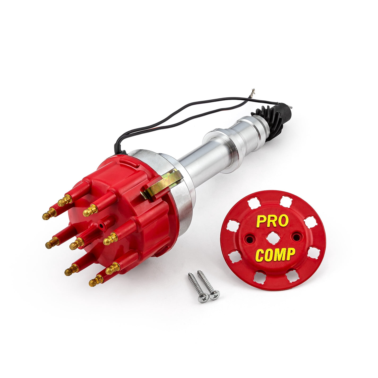 Speedmaster PCE376.1116.01 Pontiac 326 400 455 8000 Series Pro Billet Distributor [Red]