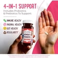 thumbnail image 2 of Mama Natural Womens Probiotic – Vaginal, Gut Health & Immune Support Supplement – with Organic Prebiotics (30 Count) - Lactobacillus & Bifidobacterium Probiotic - 50 Billion CFU & 10 Strains, 2 of 8