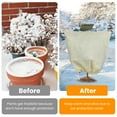 thumbnail image 2 of Plant Covers Freeze Protection, iMounTEK 43"×32" Winter Plant Protection Drawstring Bags for Outdoor Garden Plants, Reusable Non-Woven Plant Frost Blanket, 3Pack, 2 of 8