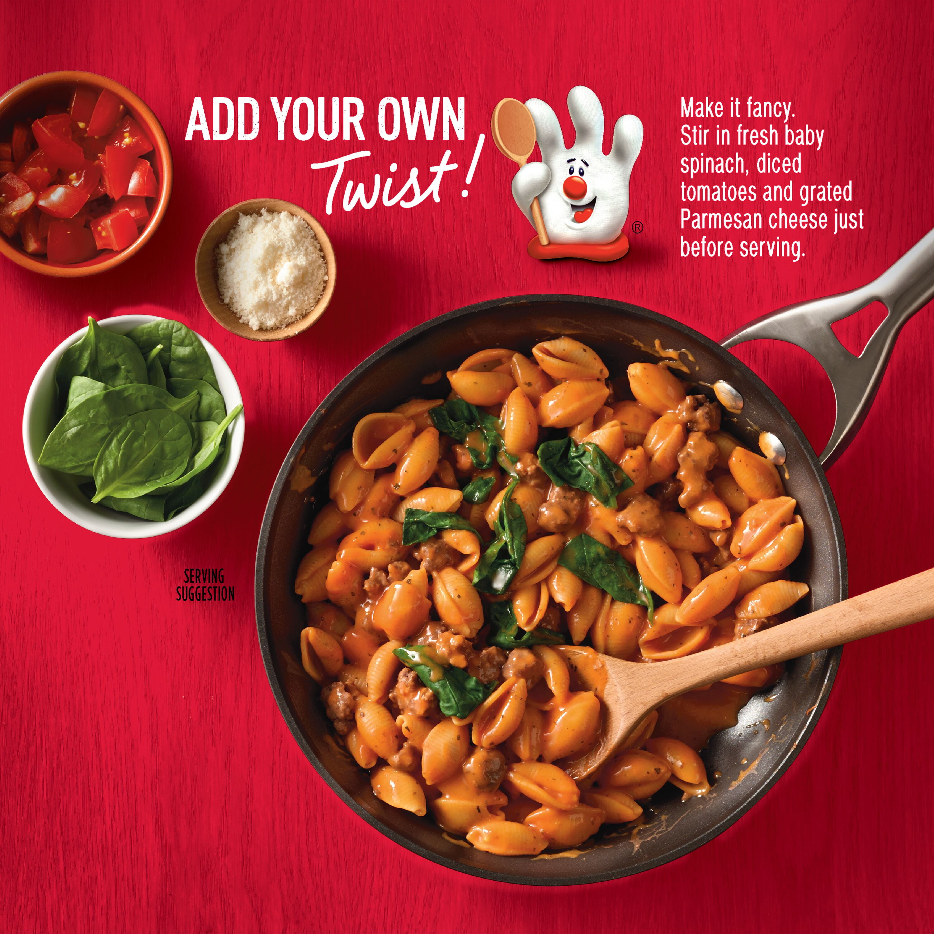 (8 pack) Hamburger Helper Pasta Cheesy Italian Shells, 6.1 Ounces Box