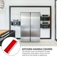 thumbnail image 3 of HOMEMAXS 4-Pack Easy Install Refrigerator Handle Covers, Decorative Kitchen Appliance Knob Protectors, 3 of 6