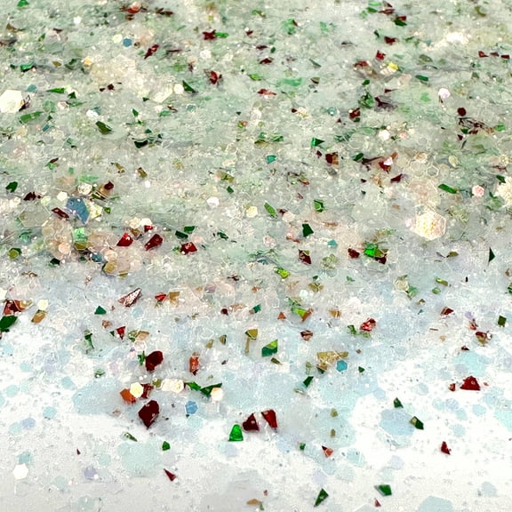 Icicle Christmas Shape Glitter Confetti (1oz = 28g)