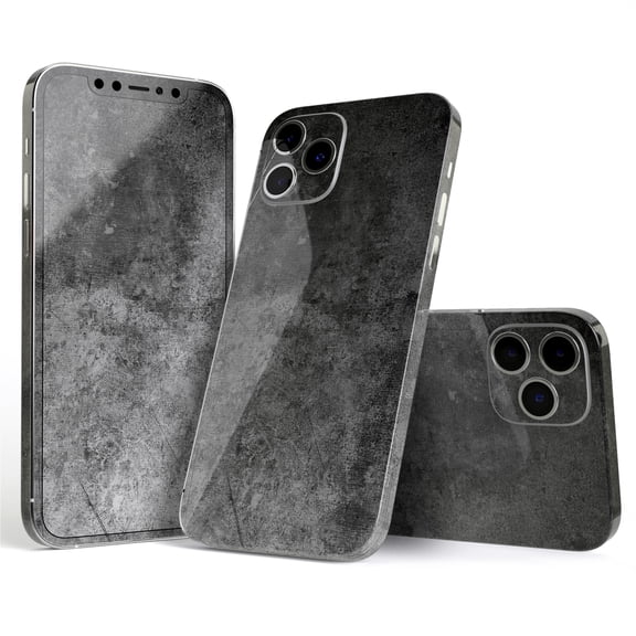 DesignSkinz Scratched Metal Fab Full-Body Skin Decal Wrap Cover for iPhone 16
