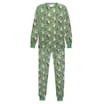 thumbnail image 2 of MAIHAN Easter Pajamas Kids Girls Pajama Boys Long Sleeve Top and Pants Set, Soft Sleepwear for Holiday Family Matching Loungewear(Green#02,5-6 Years), 2 of 4