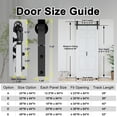 thumbnail image 3 of 32" X 84" Closet style Paintable 6 Lattice Shapes Interior Bi-Fold Barn Door With Installation Hardware Kit, 3 of 7