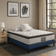 thumbnail image 1 of Colchon Individual Ortopédico Elegance + Box Tapiz Tela Blue + 2 Almohadas Standart, 1 of 6