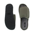 thumbnail image 3 of CTM  Supportive Open Toe Hook and Loop Slide Slippers (Men), 3 of 5