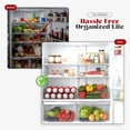 thumbnail image 3 of Utopia Kitchen Soda Can Organizer and Dispenser for Refrigerator/Pantry - Durable Can Storage Organizer Fridge & Kitchen Organization - Clear, Set of 2, 3 of 8
