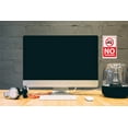 thumbnail image 4 of NO SMOKING Signs, Adhesive Sticker Warning Signs Clear and Visible Text, Durable, Perfect for Office, Home Etc. (2 Pack), 4 of 7
