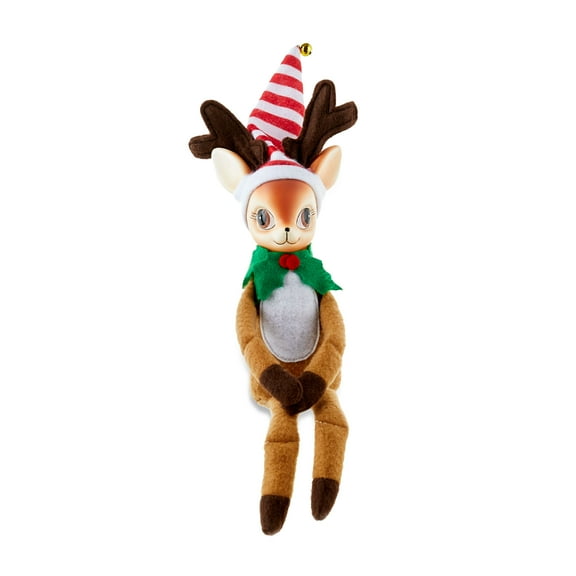 Mr. Christmas 6.5" Decorative Reindeer Knee Hugger, Brown
