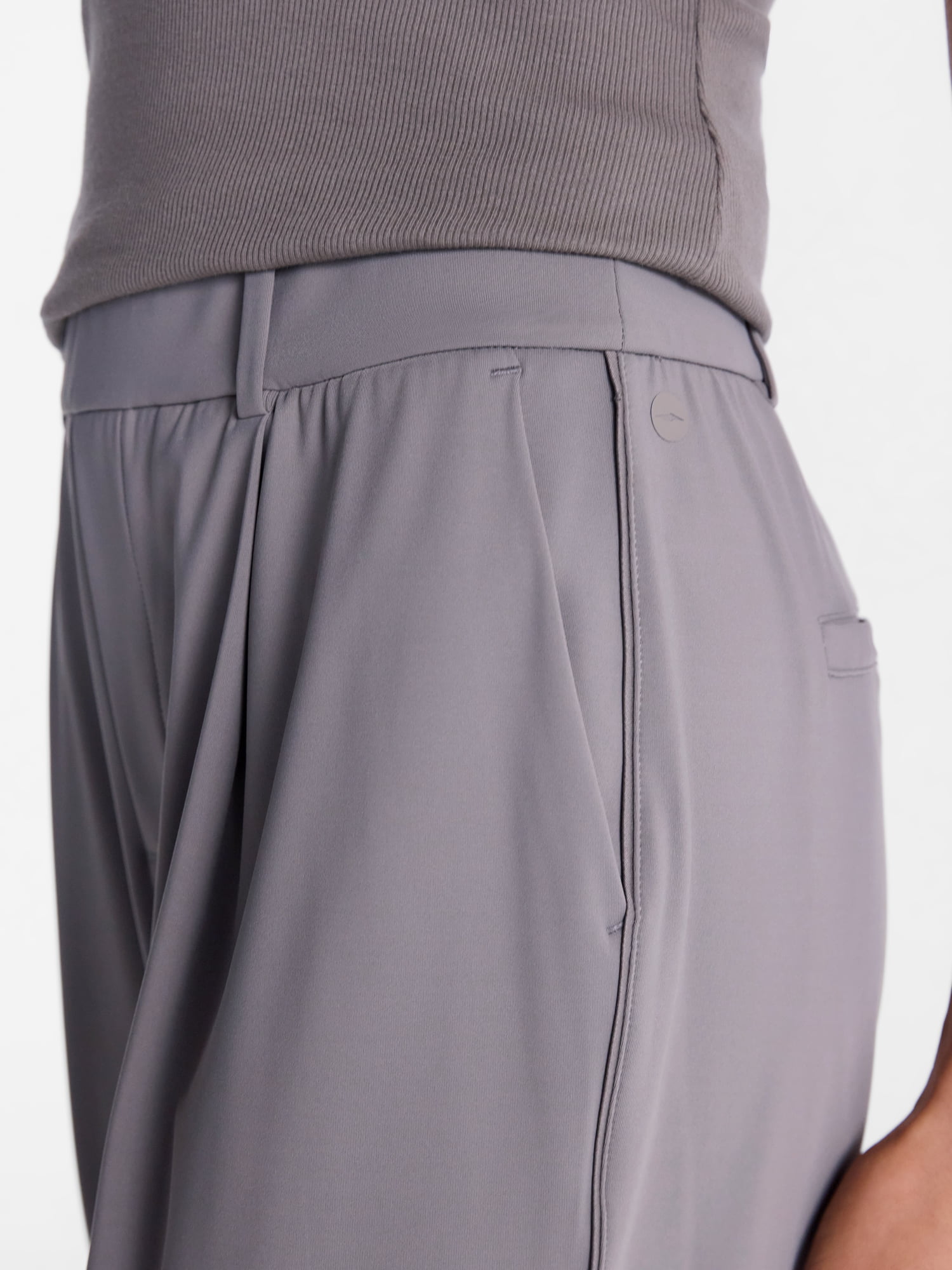 Avia Women's and Women's Plus Tapered Interlock Trousers, 27" Inseam, Sizes XS-4X