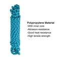 thumbnail image 3 of Uxcell 1Pc Polypropylene Rope Diamond Braid Nylon Cord High Strength 3/8" x 50ft Blue, Black, 3 of 6
